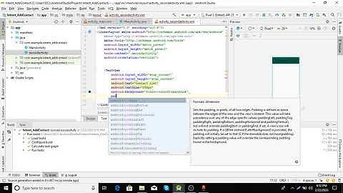Add contact using Intent #Android Stdio