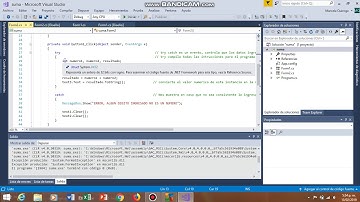 CLASES Y METODOS EN VISUAL STUDIO, WINDOWS FORM