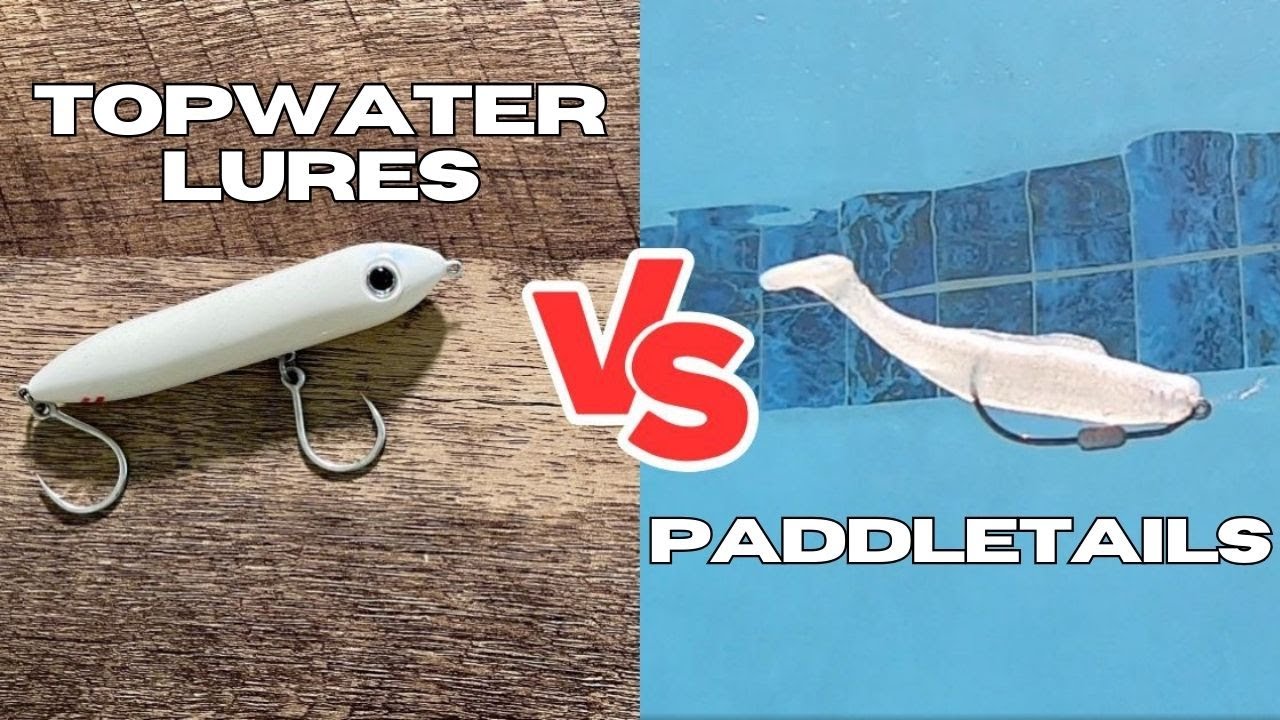 Topwater Lures VS. Paddletails (When To Make The Switch)