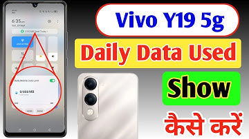 Vivo Y19 5g Enable daily data Used | Vivo Y19 5g Enable Data Usage Notification Bar