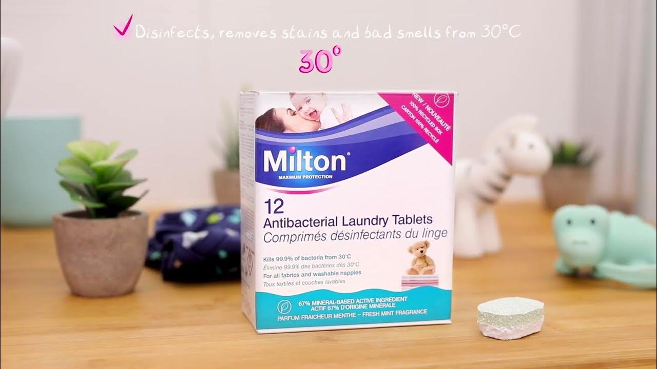 Milton Antibacterial Laundry Tablets YouTube