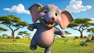 Nursery Rhymes 🐘 Ellie’s Tiny Umbrella 🌈☔