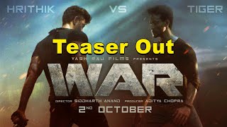 War Official Poster Out | Hrithik Roshan Vs Tiger Shroff Movie | Latest Bollywood Movies
