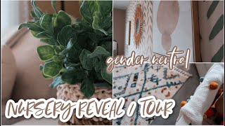 BABY'S NURSERY REVEAL / TOUR 🎉 👶🏻 || Gender Neutral Boho Earthy Nursery