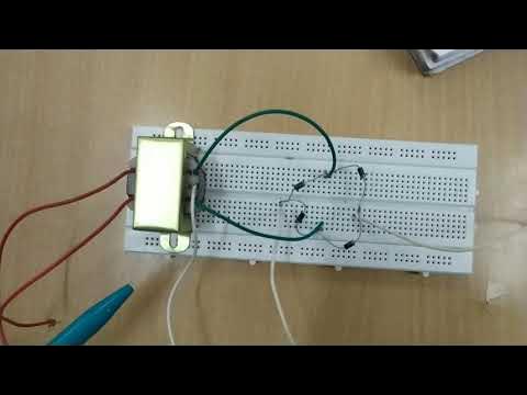 Bridge Rectifier Circuit On Breadboard For ITI and Wireman Second Year