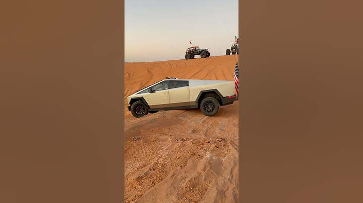 PRAWDZIWE USZKODZENIA!!! DLA CYBER TRUCK! #cybertruck #tesla #offroad #sandhollow #4x4