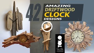42 Driftwood Clock Designs