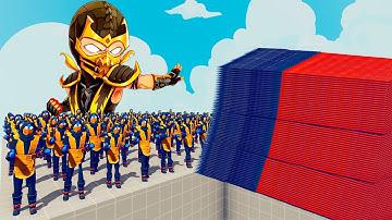200x SCORPION + 1x GIANT vs EVERY GOD - Totally Accurate Battle Simulator TABS