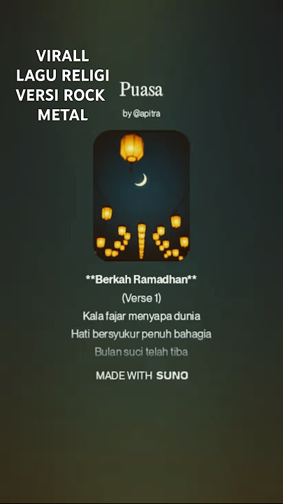 PUASA RELIGI VERSI ROCK METAL virall 2025