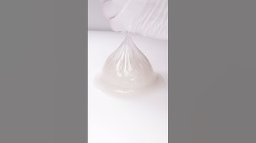 ASMR of making slime bubble and then popping it. #satisfying  #relaxing  #slime #healing