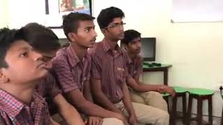 Diksha School Grade 9 Discussing Gandhi Mahatma With Vincent Dadzie