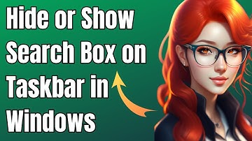 How to Hide or Show Search Box on Taskbar in Windows 10