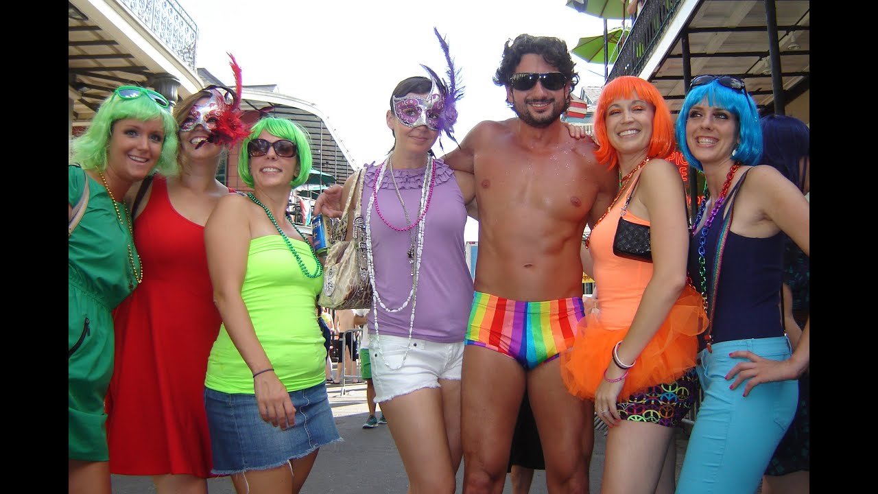 Adventures of a Straight Dude in Gay Mardi Gras! - YouTube