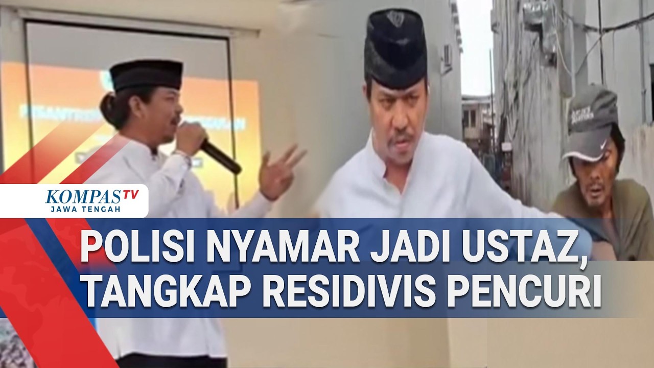 Polisi Nyamar Jadi Ustaz, Tangkap Residivis Pencuri