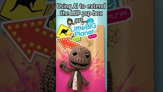 Using AI to extend the LBP psp box art.. #littlebigplanet #memes #playstation #gaming