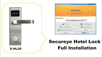 How to Install Secureye Hotel Lock | S-HL20 |