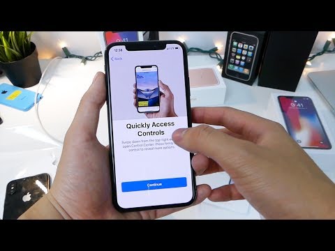 iPhone X अनबॉक्सिंग और समीक्षा! पूर्ण सेटअप प्रक्रिया