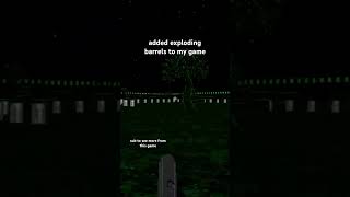 added explosive barrels #easyfpseditor #fps #gamedev #devlog #boomershooter