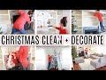 CLEAN WITH ME 2022 // DECORATE WITH ME FOR CHRISTMAS // CLEANING MOTIVATION