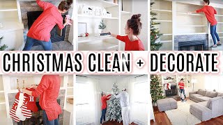 CLEAN WITH ME 2022 // DECORATE WITH ME FOR CHRISTMAS // CLEANING MOTIVATION