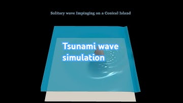 🌊🏝️ 𝐒𝐨𝐥𝐢𝐭𝐚𝐫𝐲 𝐖𝐚𝐯𝐞 𝐈𝐦𝐩𝐢𝐧𝐠𝐢𝐧𝐠 𝐨𝐧 𝐚 𝐂𝐨𝐧𝐢𝐜𝐚𝐥 𝐈𝐬𝐥𝐚𝐧𝐝 #simulation