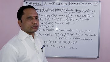 3.HCF and LCM. 7th Maths Maharashtra Board by SGT CLASSES BY GOVIND AINKAR SIR