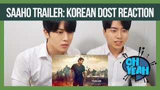 Saaho Trailer Reaction by Korean Dost | Tollywood Reaction | Prabhas