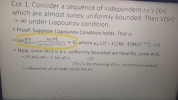 Liapounov theorem