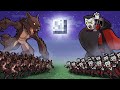 Werewolf vs Vampire - SCARY MAP WARS! (Minecraft)