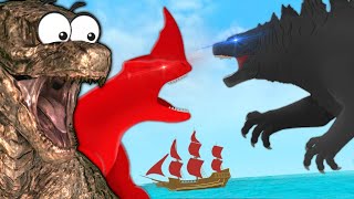 The Red Bluster vs Godzilla | THE SEA BEAST (reaction)