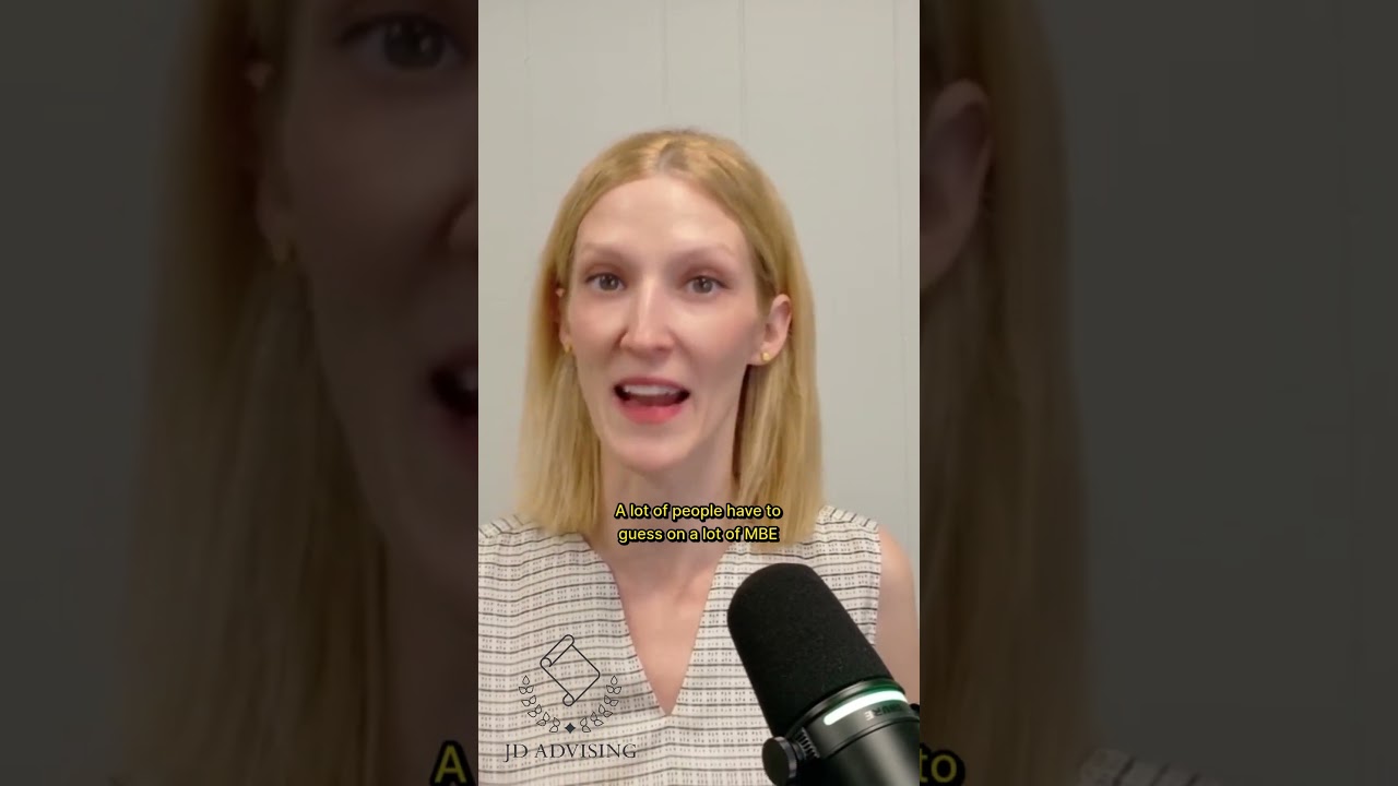 Guessing on the MBE Doesn’t Mean You Failed