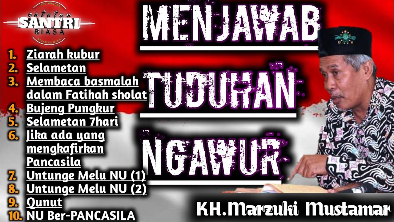 Wahabi Tak Berkutik || KH Marzuki Mustamar