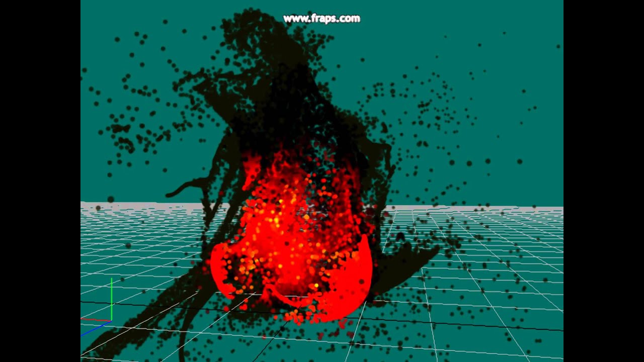 particle simulation - YouTube