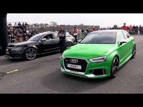 Audi RS Sedan vs Ford Focus RS vs Mclaren S Audi RS Sedan vs Ford Focus RS vs Mclaren S