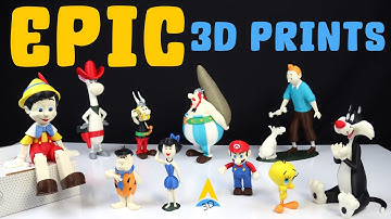 Top 10 Awesome Characters You Can 3d Print With Anycubic Kobra Max!