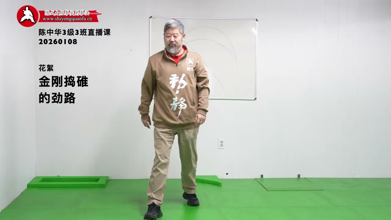 金刚捣碓劲路花絮-陈中华3级3班直播课20260108