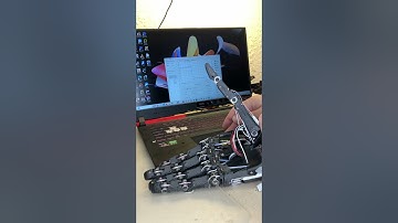 First co-ordinated #finger movements of #DexHand V2 #robot #hand for #3dprinting