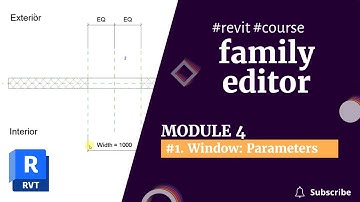 REVIT FAMILIES COURSE:  Module 4 | 1. Window parameters