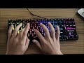 RGB Keyboard Typing ASMR | Fast Mechanical Keyboard Sounds ⌨️🔥 No Talking #shorts #asmr #typingasmr
