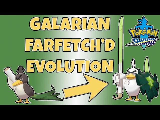 Pokemon 16083 Galarian Farfetchd Pokedex: Evolution, Moves