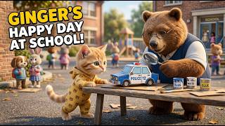 From School Fun to Farm Work: Ginger’s Special Day with Mom! 💛🐾