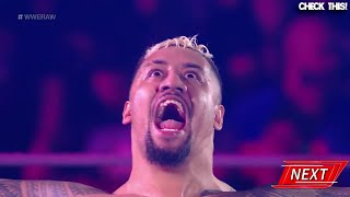 WWE RAW 2023 Solo Sikoa Returns with Rikishi's Bad Man Theme! Epic Entrances!