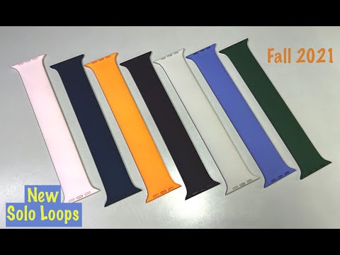 ALL NEW SOLO LOOPS for Apple Watch Series 7 | Fall 2021 (ALL COLORS!) | REVIEW