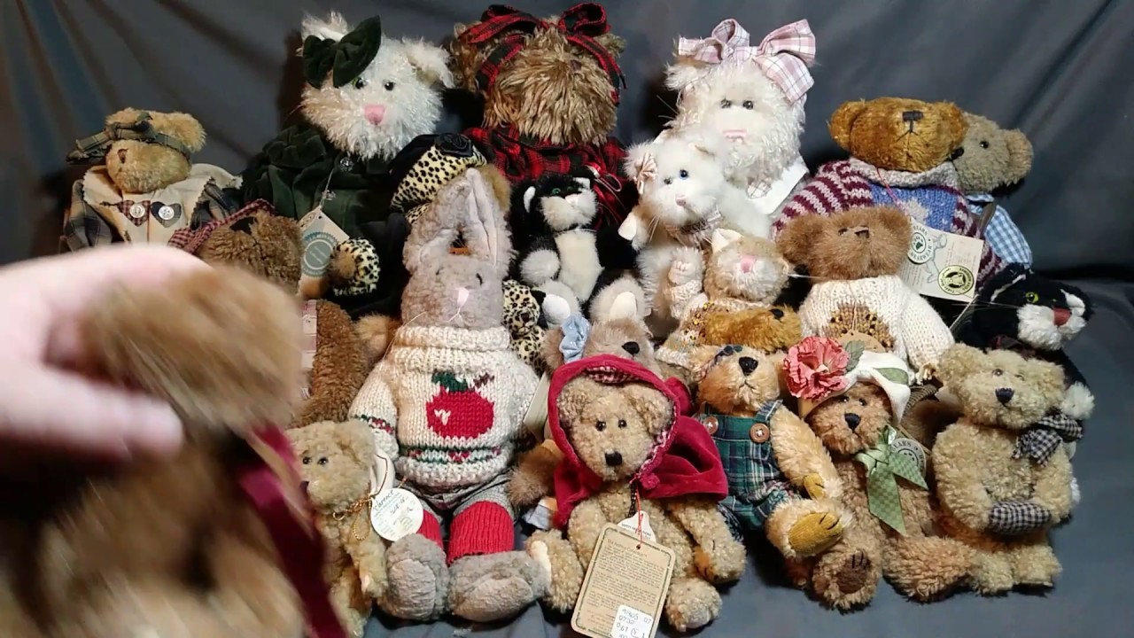 Boyds Bears Investment Collectibles 22 Piece Lot YouTube