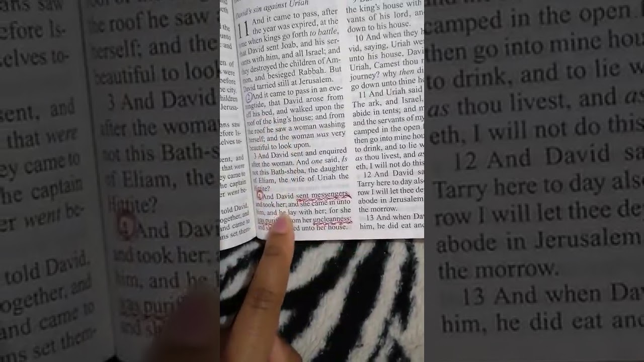 Your Husband Is About To Speak, Keep Your Distance Until He Does. And Bathsheba, Remember Uriah!