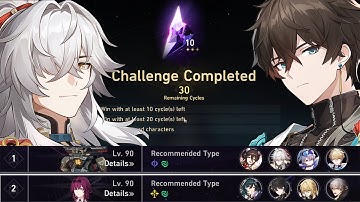 1.1 Memory of Chaos 10 (3 star clear) feat. E6 Jing Yuan & Dan Heng | Honkai Star Rail