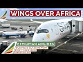 ETHIOPIAN AIRLINES A350 Business Class 🇮🇹⇢🇪🇹【4K Trip Report Rome to Addis Ababa】A Great Way to Fly!