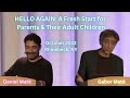 Daniel  gabor mat hello again parents  adult children workshop rhinebeck ny october 2022