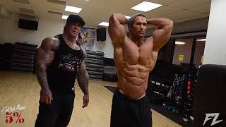 الرافعة الجانبية من بطل حركة الجسم  Jeff Seid vs Mike O'Hearn   الدافع كمال الاجسام