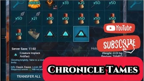 How To Chronicle Creatures\Tames | Ark Mobile | Ark Tips